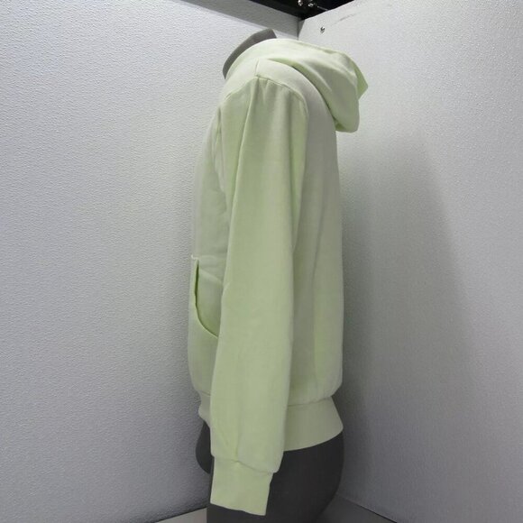 NEW TRIBE KELLY Unisex Hoodie Muted Lime Butter Kangaroo Pocket Pullover Size XS - Picture 2 of 8